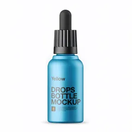 Metallic Dropper Bottle